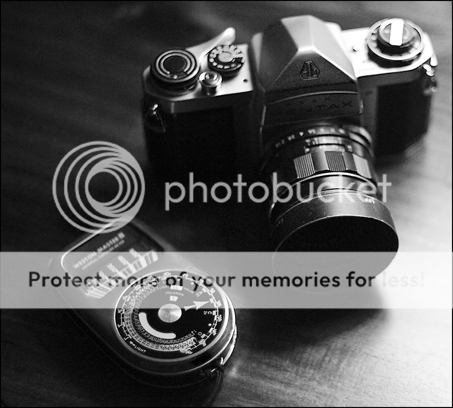 How to use the light meter from SLR on DSLR camera?